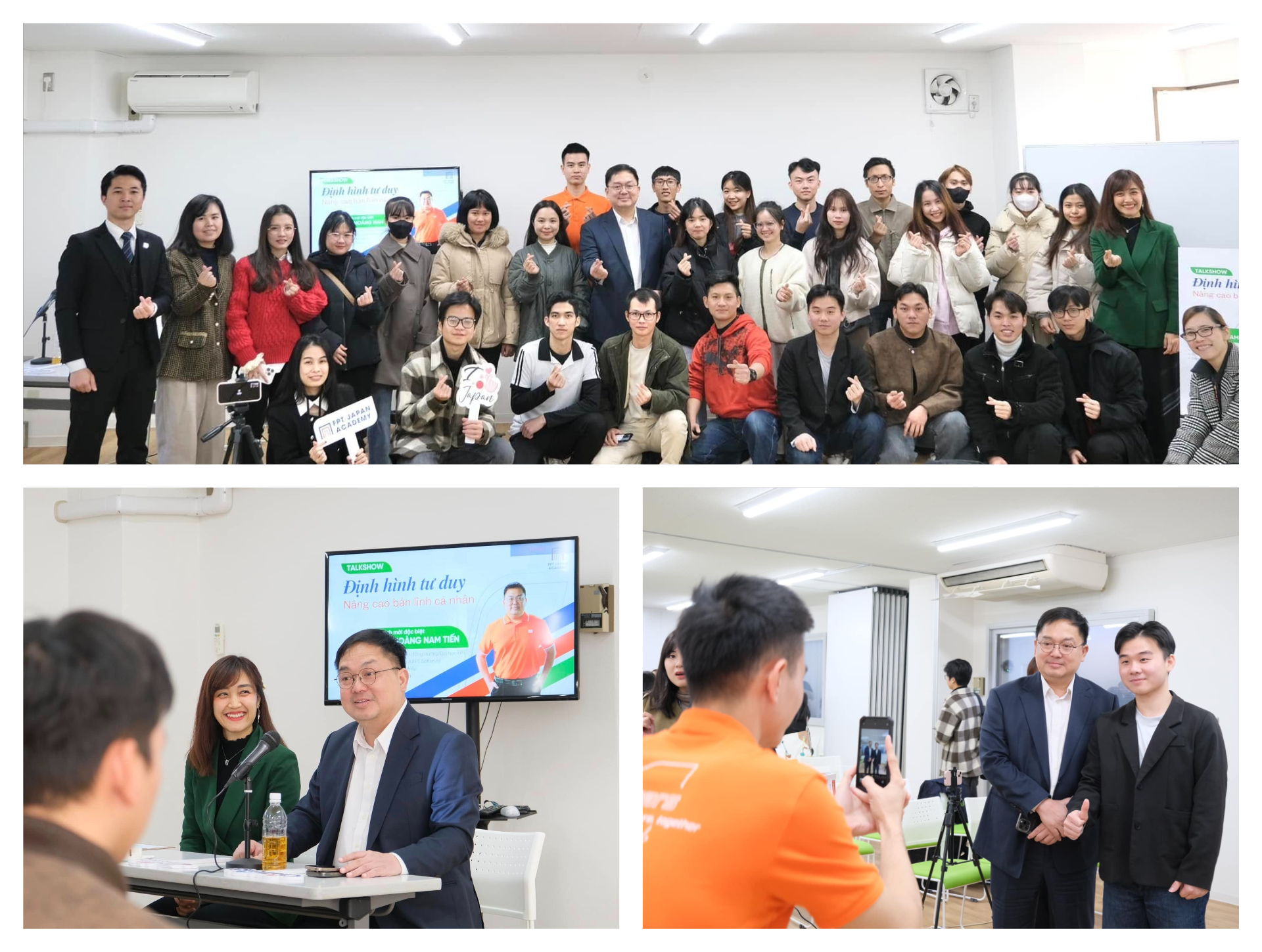 Học viện Amschool tham gia buổi hướng nghiệp cùng lãnh đạo công nghệ, diễn giả nổi tiếng Hoàng Nam Tiến