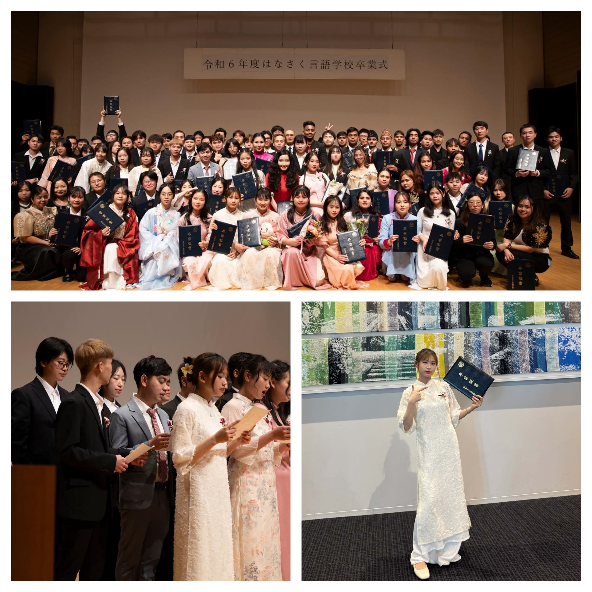 Học viên Amschool tham dự lễ tốt nghiệp tại trường