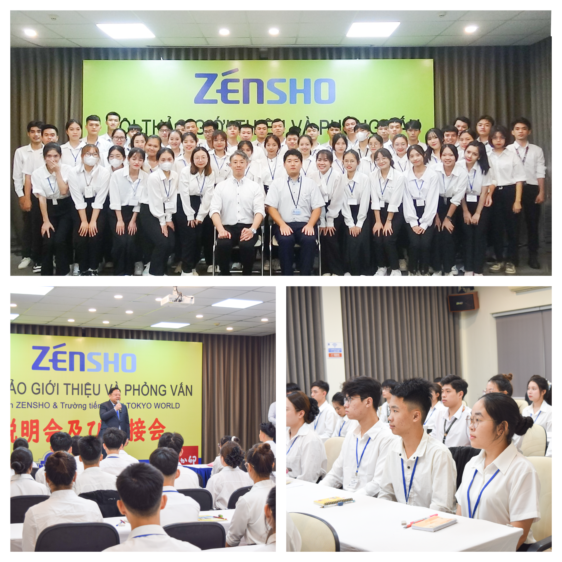 Hình ảnh các bạn học viên đăng ký Học bổng nhà hàng Zensho