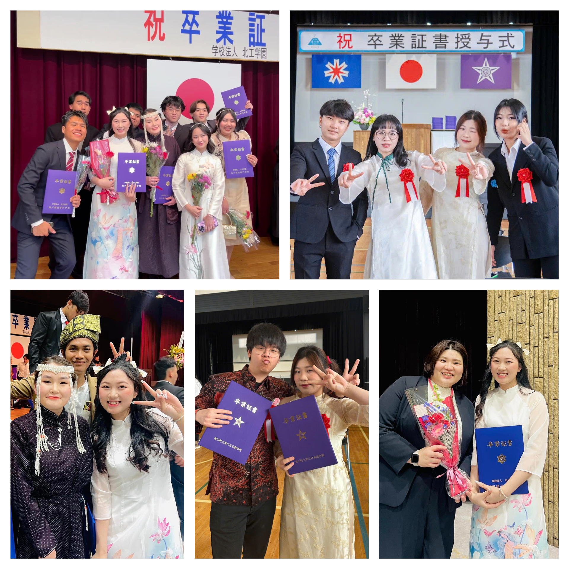 Học viện Amschool tham dự lễ tốt nghiệp Chương trình HB Điều dưỡng Hokkaido