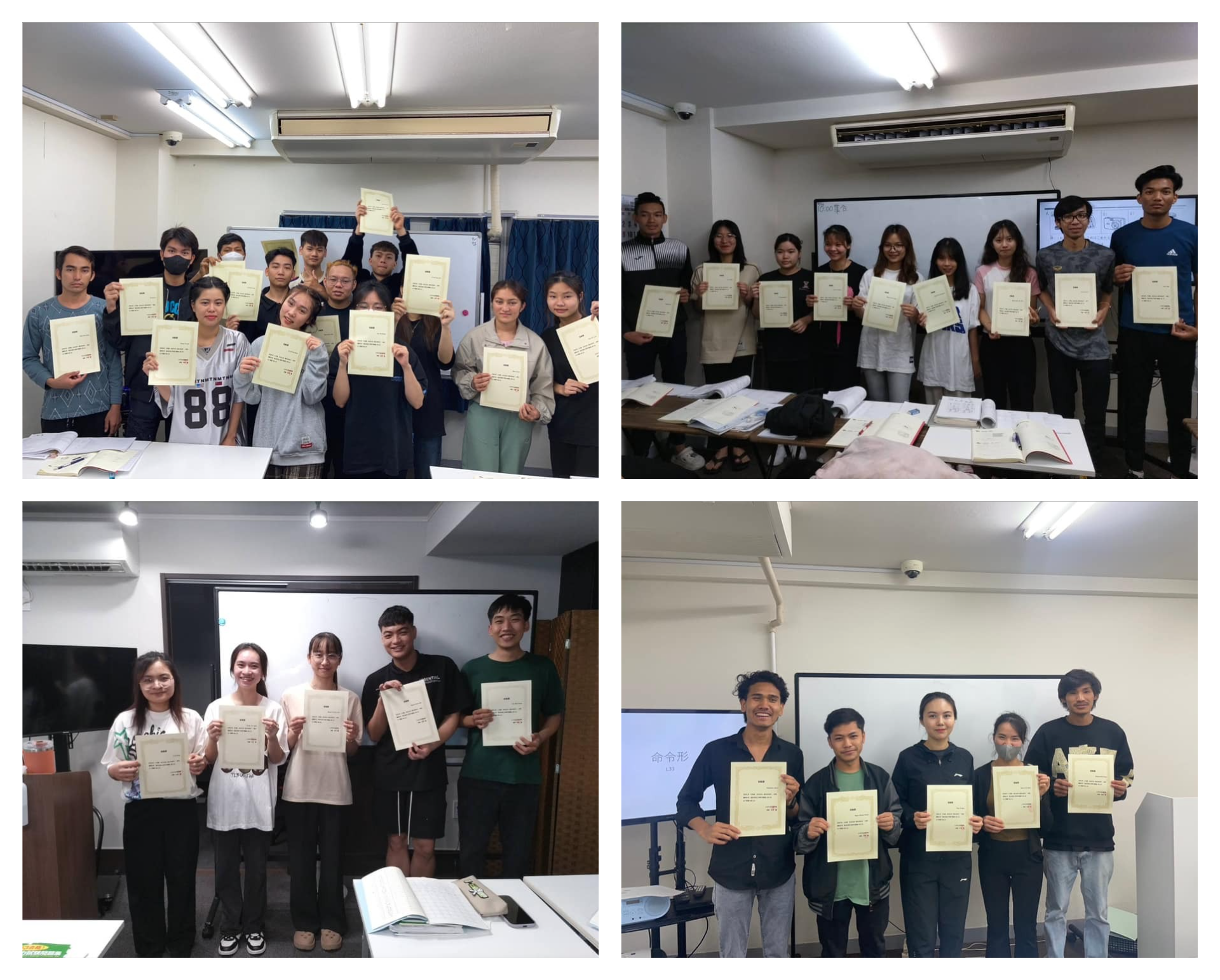 Hình ảnh học viên vinh dự nhận học bổng tại Cosmos